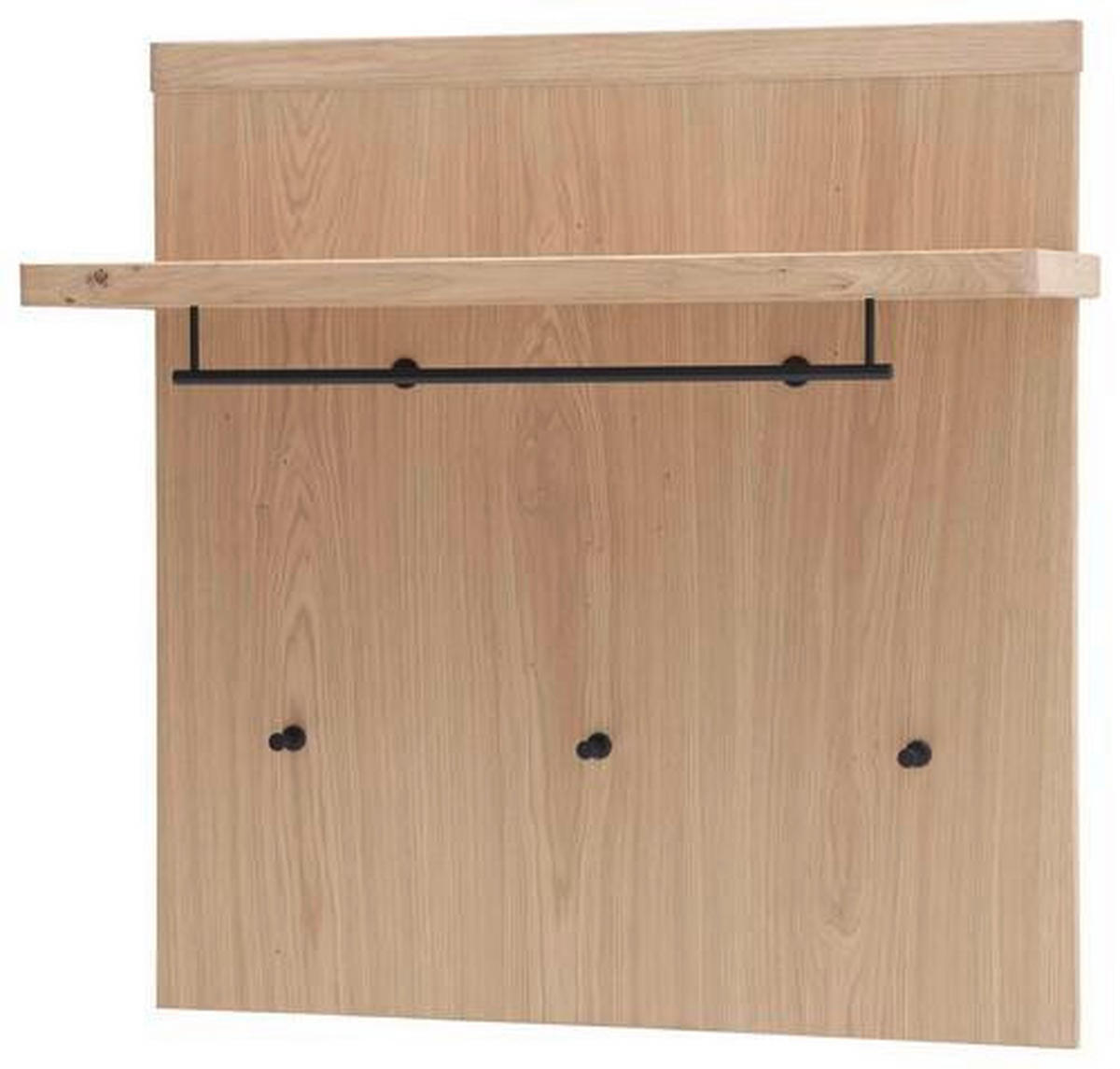GARDEROBE 5-teilig  in 260/204/38 cm  - Eichefarben, Natur, Holz/Holzwerkstoff (260/204/38cm) - Linea Natura
