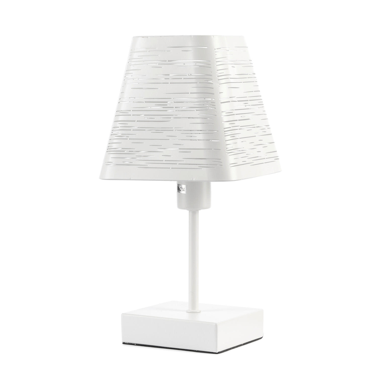 TISCHLEUCHTE 14/28 cm  - Weiß, Trend, Metall (14/28cm)