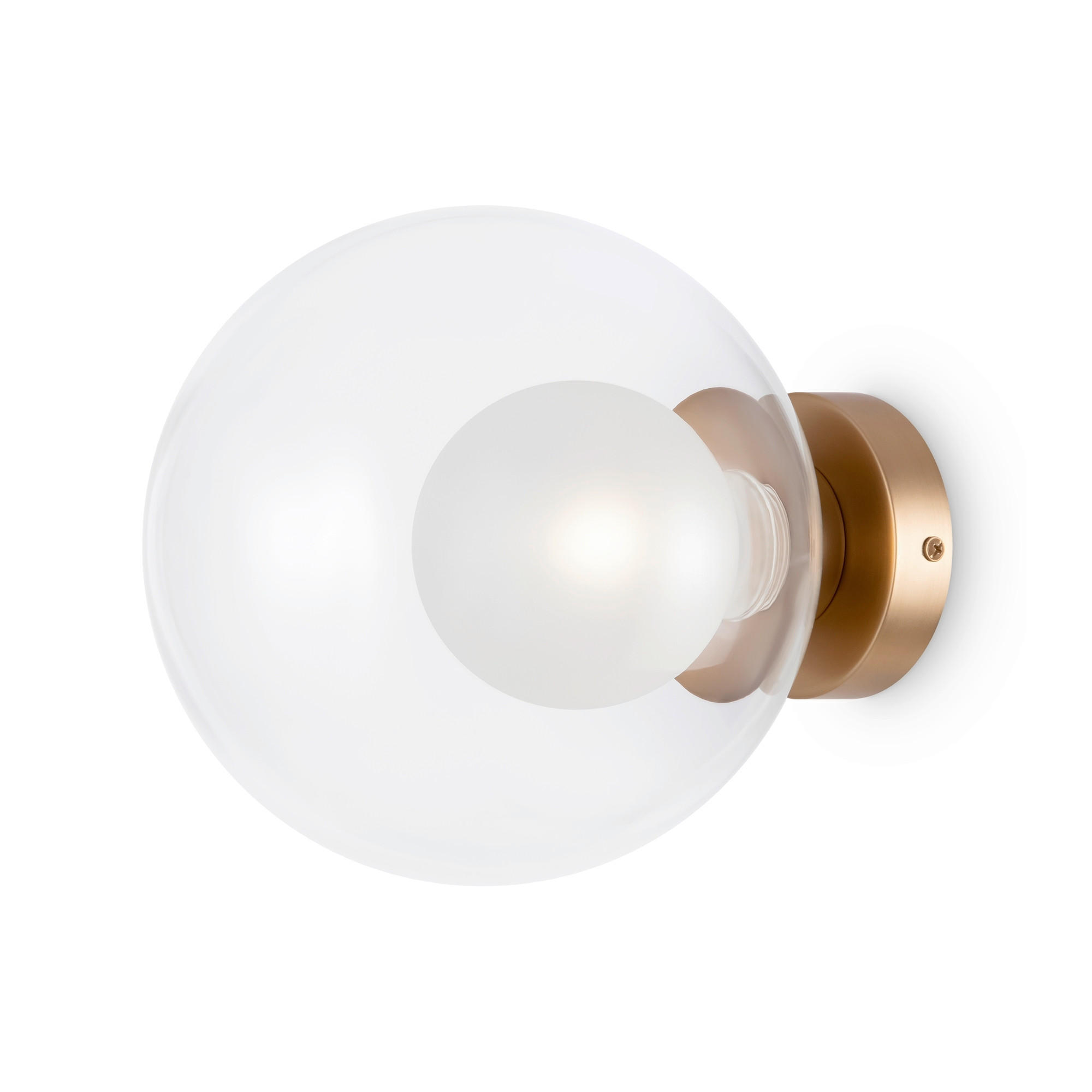 WANDLEUCHTE Basic form 20/20 cm  - Goldfarben, Design, Metall (20/20cm) - MAYTONI