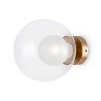 WANDLEUCHTE Basic form 20/20 cm  - Goldfarben, Design, Metall (20/20cm) - MAYTONI