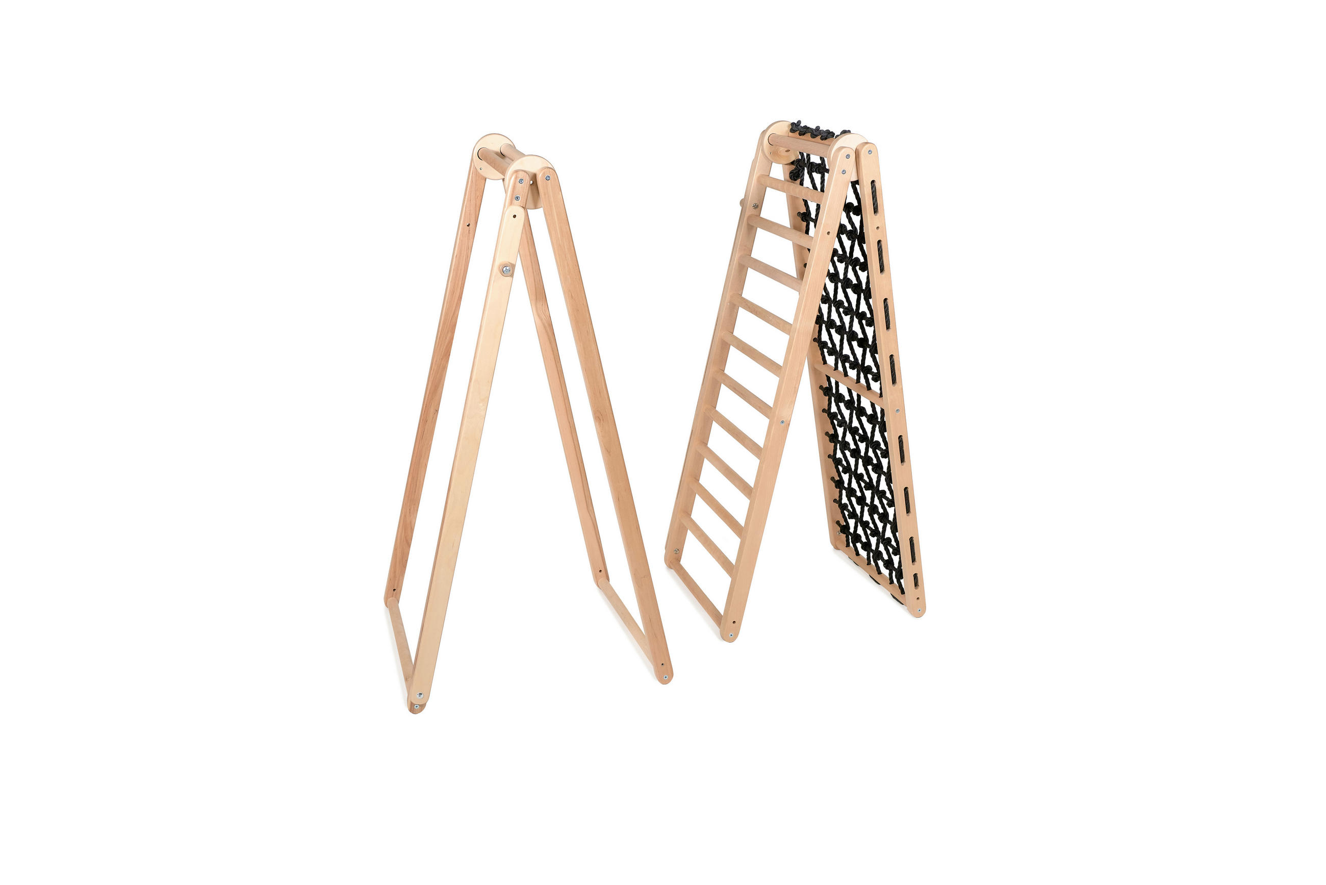 KLETTERGERÜST  - Birkefarben/Schwarz, Basics, Holz (105/110/100cm)