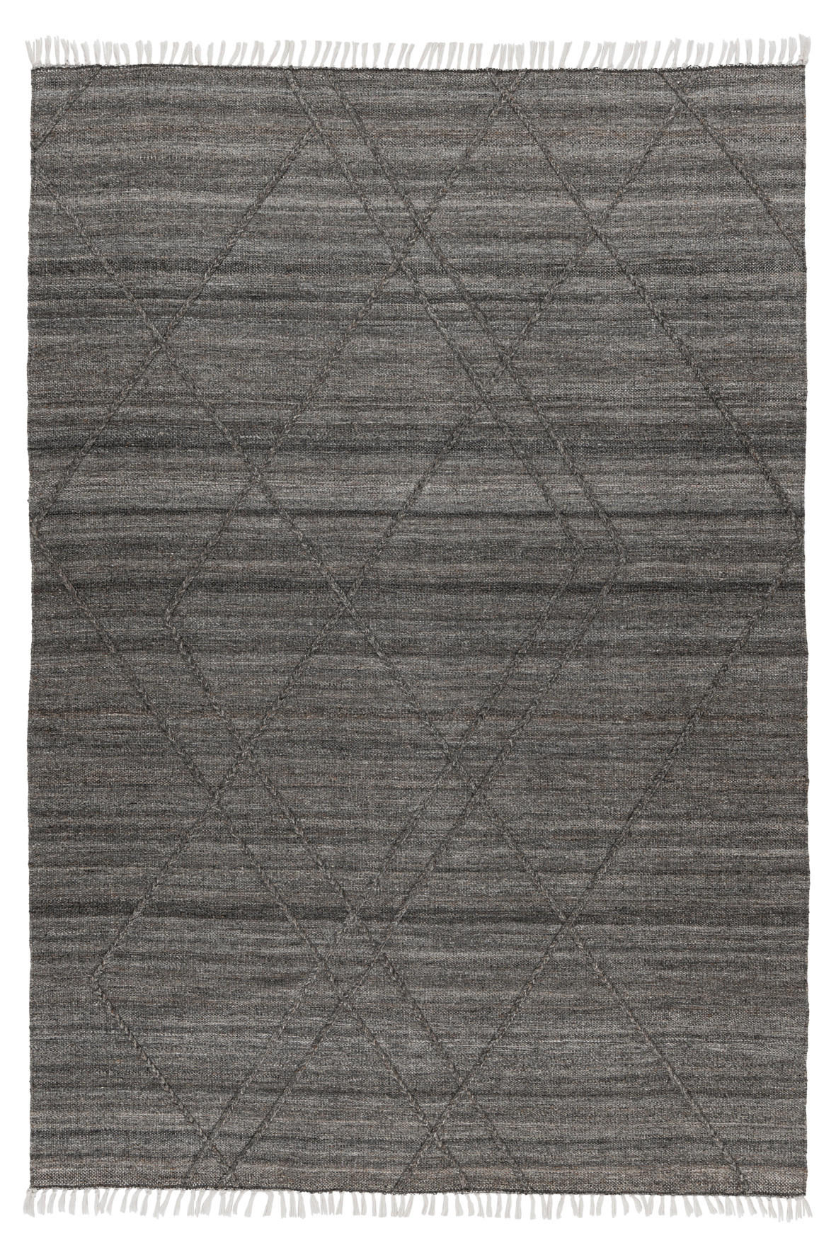 FLACHWEBETEPPICH 140/200 cm My Dakar Anthrazit  - Anthrazit, Design, Textil (140/200cm) - Obsession