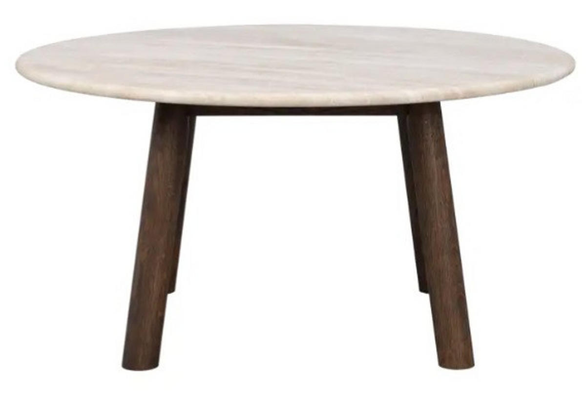 SOFFBORD i trä, sten 90/45 cm  - mörkbrun/naturfärgad, Klassisk, trä/sten (90/45cm) - Rowico