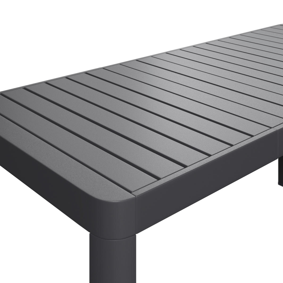 ZAHRADNÍ STŮL, kov, 117/162/75,5/70 cm - antracitová, Moderní, kov (117/162/75,5/70cm) - Ambia Garden