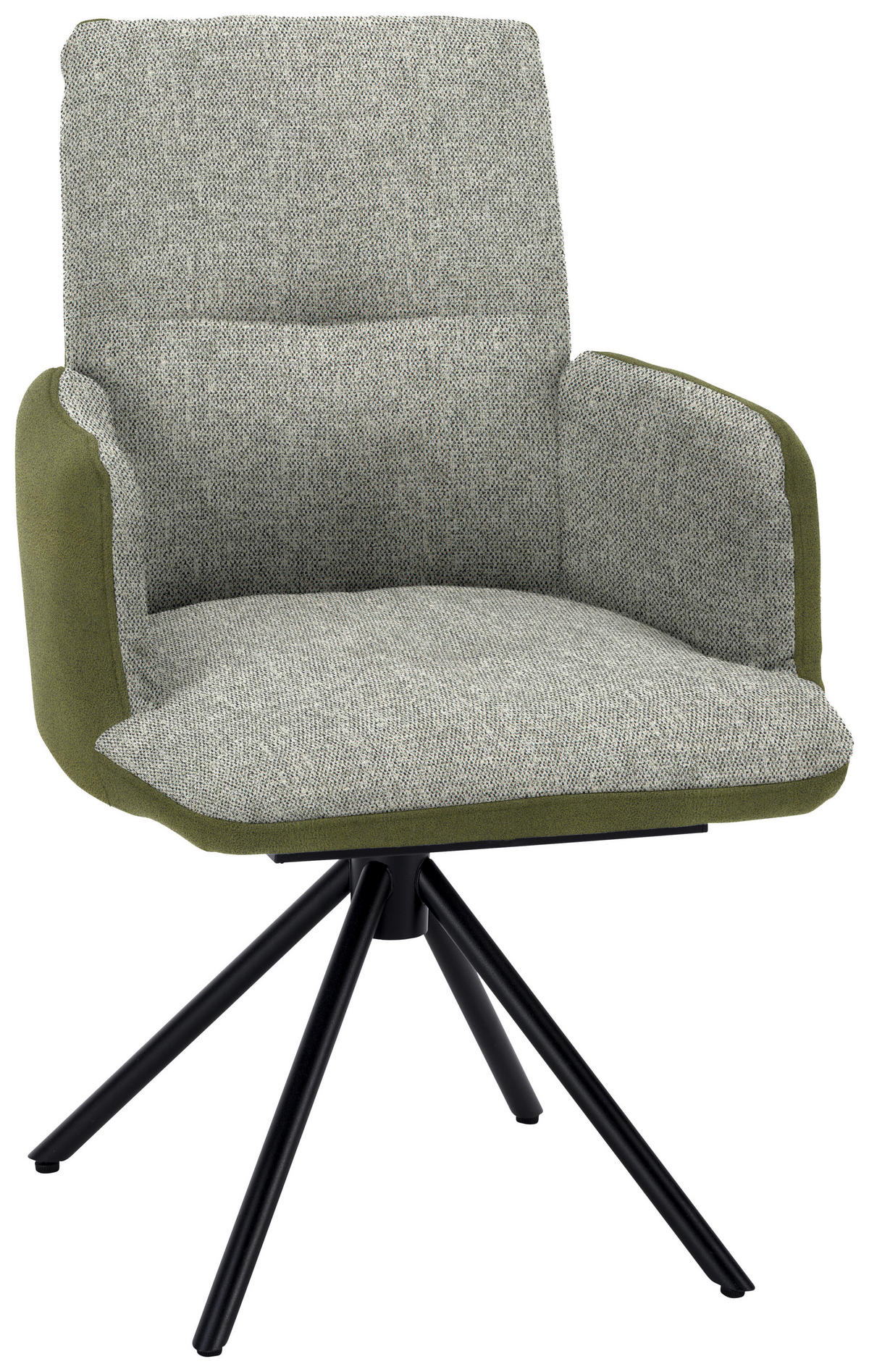 ARMLEHNSTUHL  in Stahl Flachgewebe  - Blau/Schwarz, Design, Textil/Metall (58/91/62cm) - Dieter Knoll