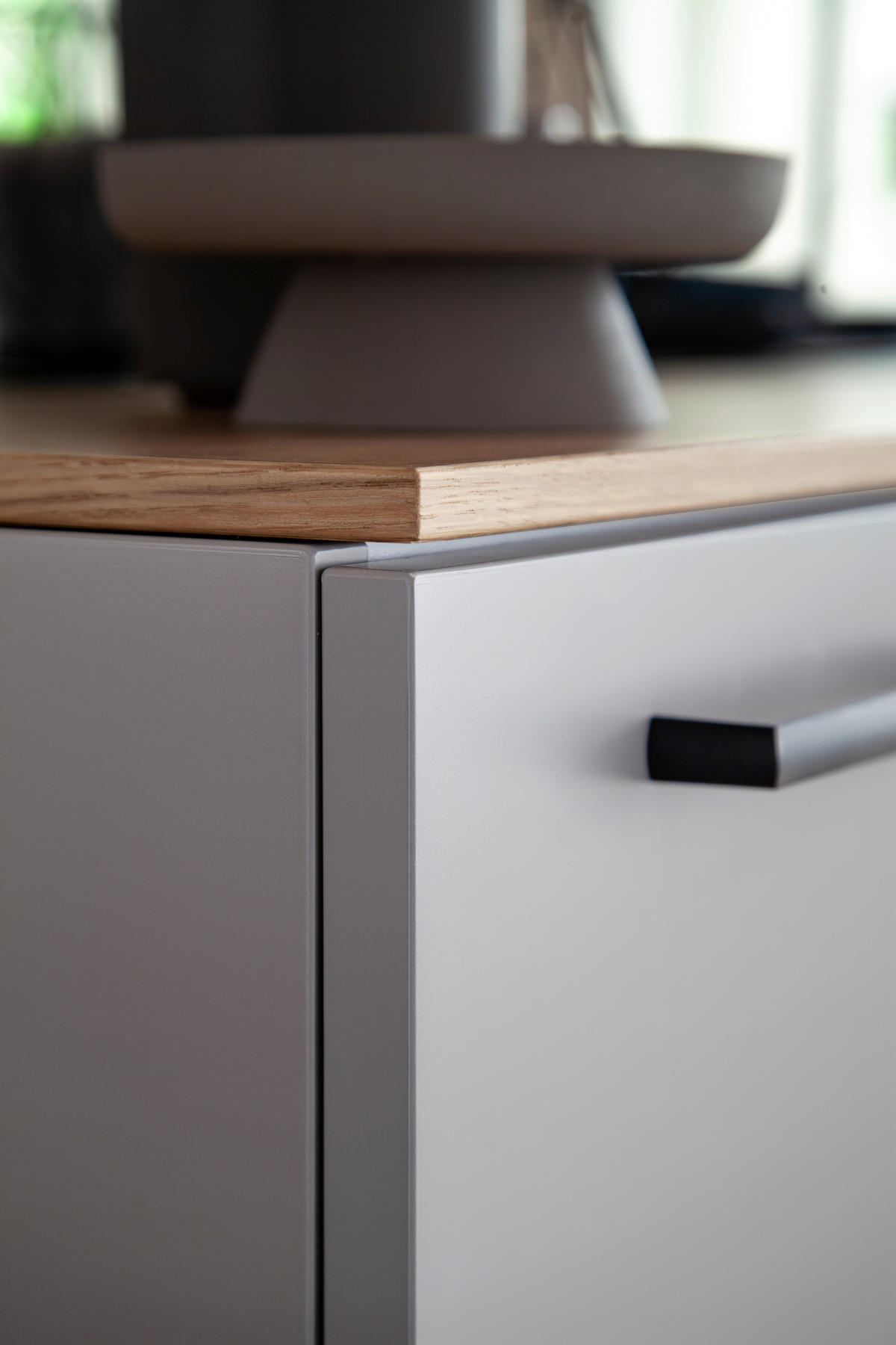 GARDEROBE 3-teilig  in 190/198/29 cm  - Wildeiche/Grau, Design, Holzwerkstoff (190/198/29cm) - Moderano