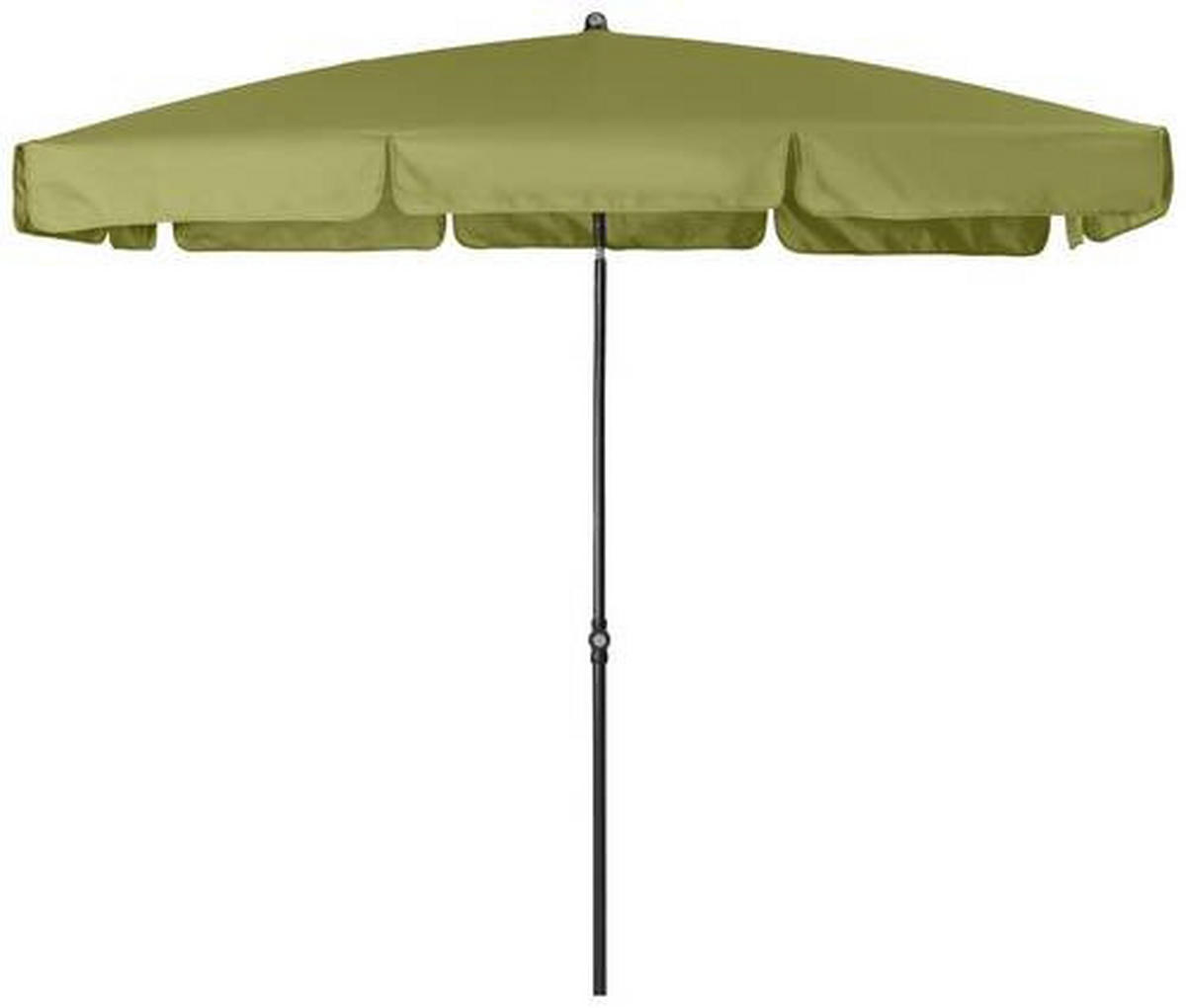 SONNENSCHIRM 120x225 cm Grün  - Anthrazit/Grün, Basics, Textil/Metall (120/225cm) - Doppler