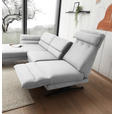 ECKSOFA  in Flachgewebe Creme  176-217/279-327 cm  - Creme/Schwarz, Design, Textil/Metall (176-217/279-327cm) - Dieter Knoll