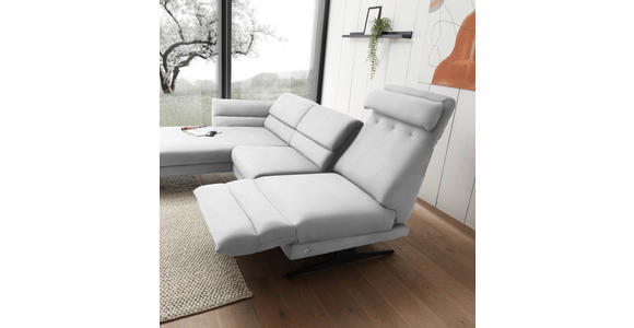 ECKSOFA  in Flachgewebe Creme  176-217/279-327 cm  - Creme/Schwarz, Design, Textil/Metall (176-217/279-327cm) - Dieter Knoll