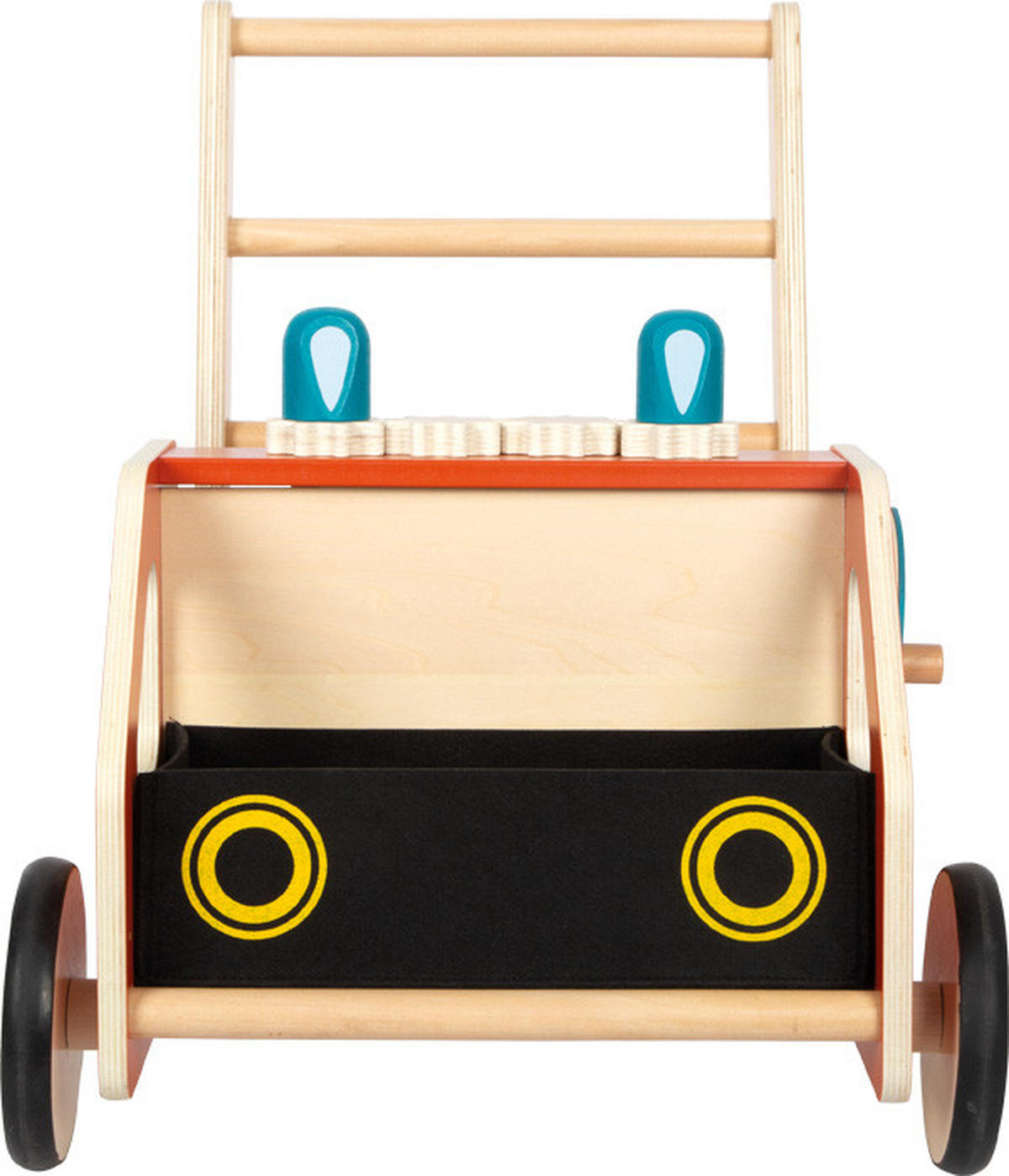 LAUFLERNWAGEN - Multicolor, Design, Holz/Kunststoff (48/50/40cm) - small foot