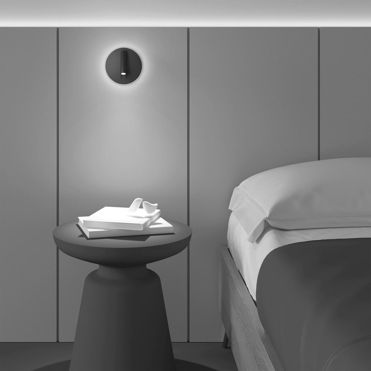 WANDLEUCHTE 6,5/14/14 cm   - Schwarz, Trend, Metall (6,5/14/14cm) - MAYTONI