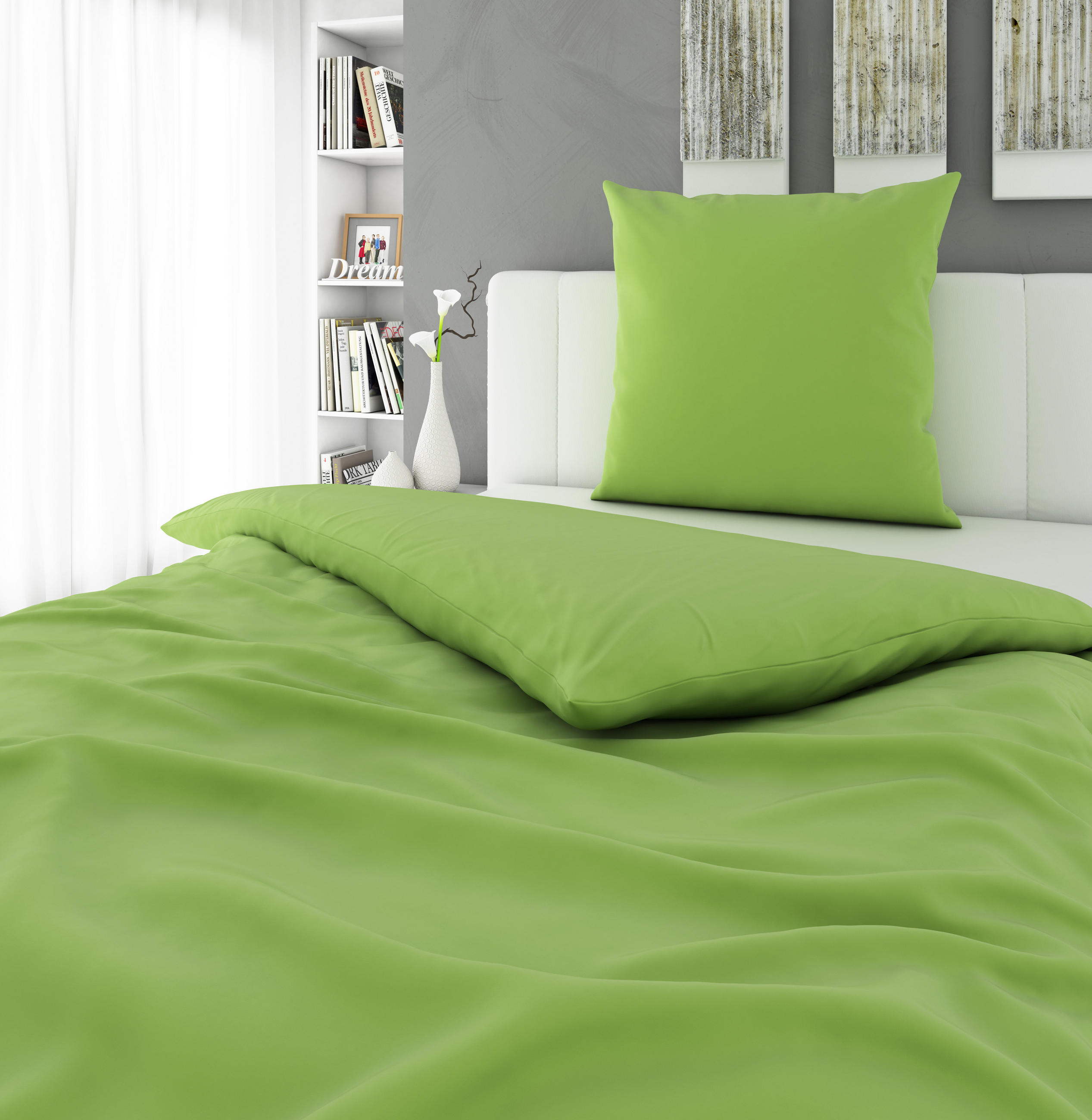 POSTELJINA TRIGAZA 135/200 cm renforcé tkanina limeta  - limeta, Konvencionalno, tekstil (135/200cm) - Bio:Vio