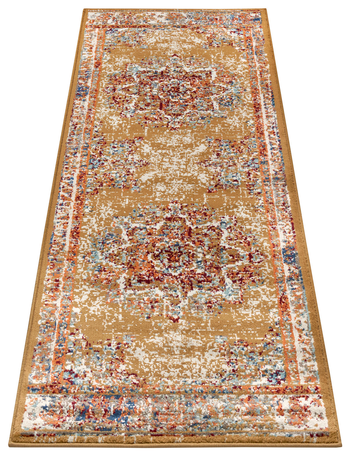 LÄUFER 80/240 cm Luxor  - Multicolor/Honig, Design, Kunststoff/Textil (80/240cm)