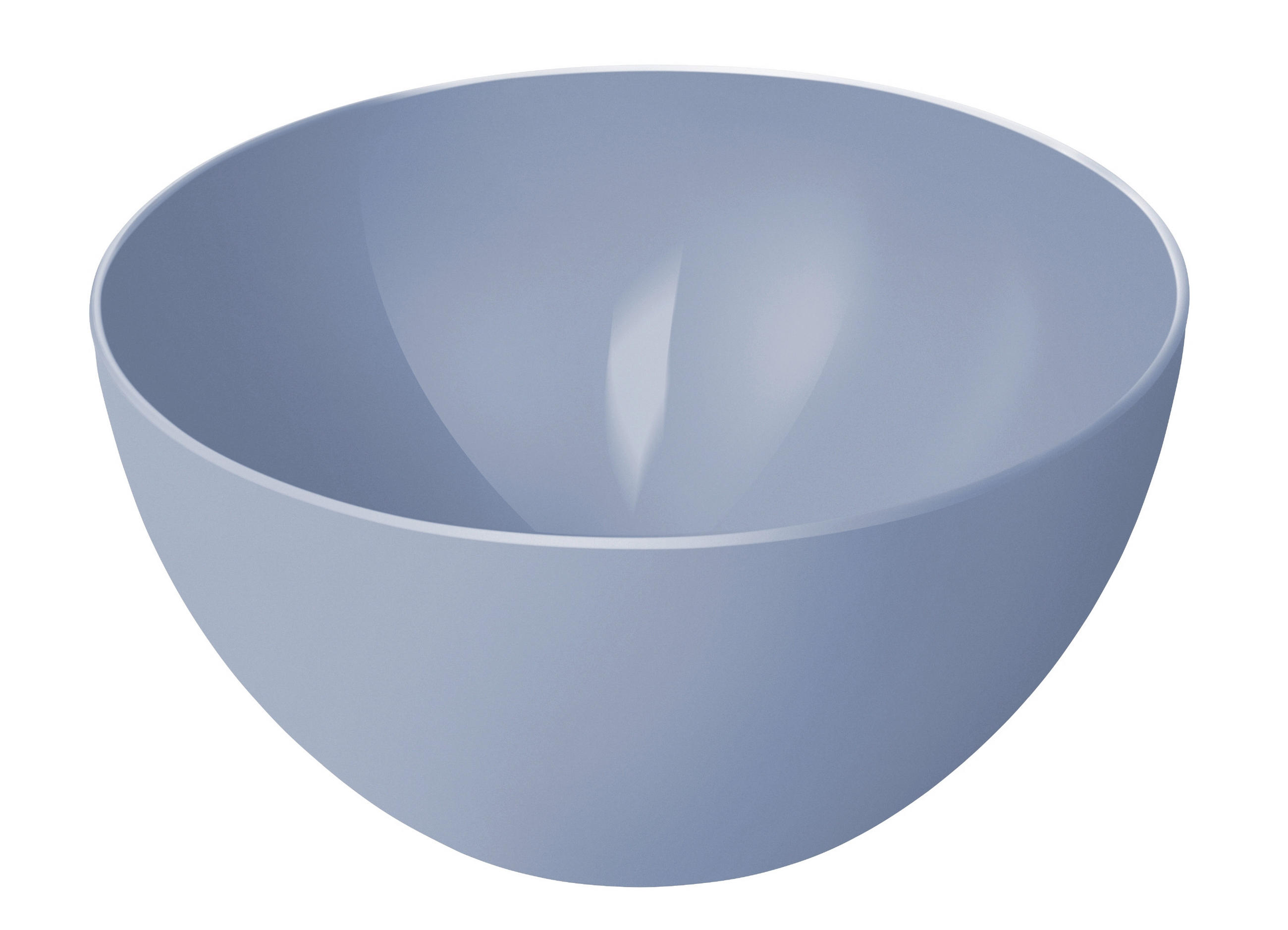 SCHÜSSEL CARUBA   - Blau, Basics, Kunststoff (22,5/22,5/11cm) - Rotho
