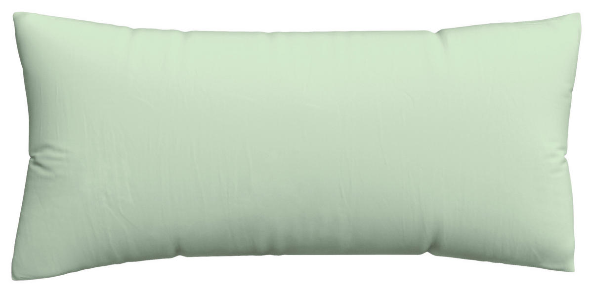 KOPFPOLSTERBEZUG KNITTED JERSEY 40/80 cm  - Hellgrün, Basics, Textil (40/80cm) - Schlafgut