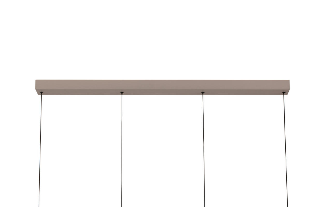 LED-HÄNGELEUCHTE 114/15/150 cm    - Weiss, Design, Glas/Metall (114/15/150cm) - Novel