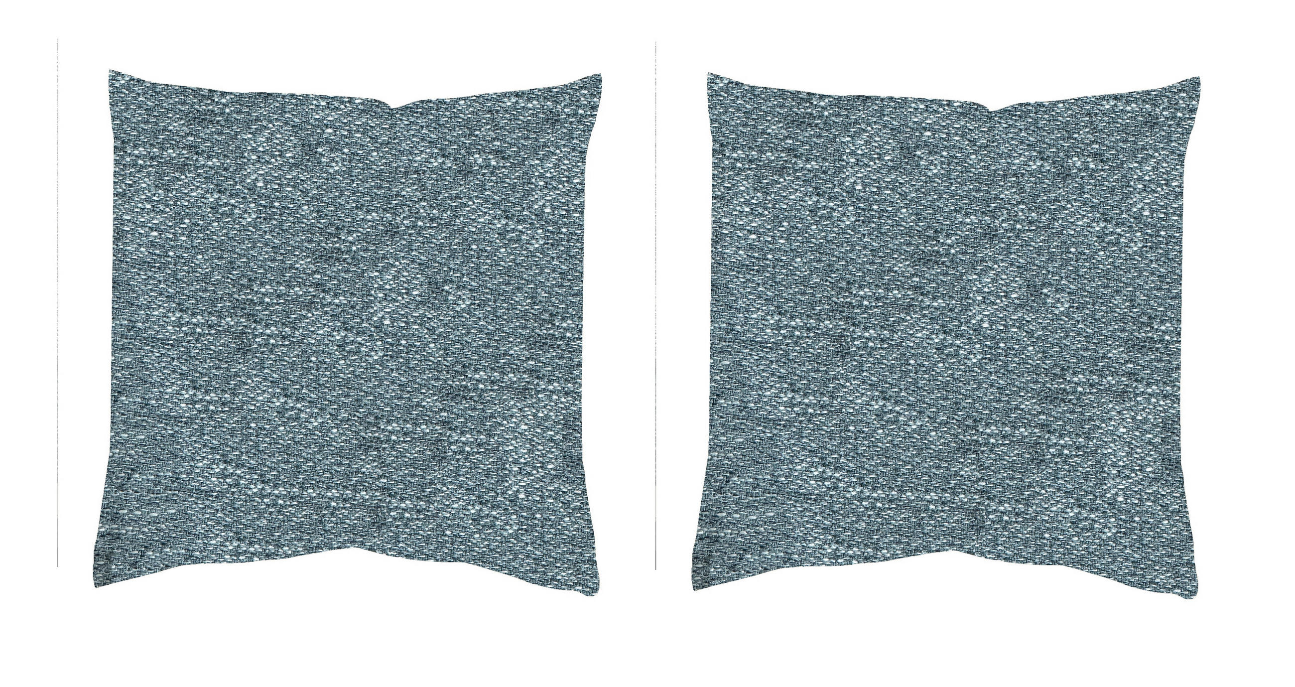 KISSENHÜLLEN-SET FJELLA 40/40 cm  - Petrol, Basics, Textil (40/40cm)