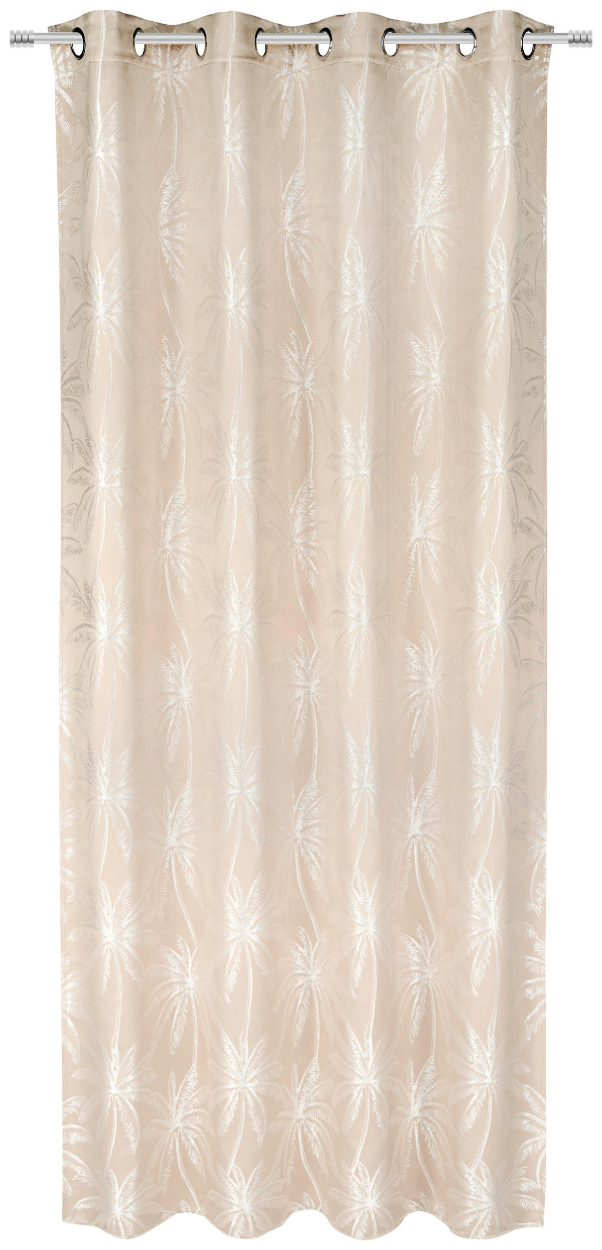 ÖSENVORHANG blickdicht  - Beige, KONVENTIONELL, Textil (140/245cm) - Esposa