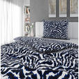 BETTWÄSCHE 140/200 cm  - Blau/Weiß, Basics, Textil (140/200cm) - Novel
