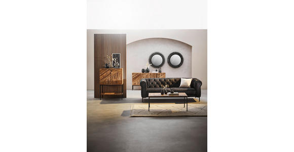 SIDEBOARD 150/78/40 cm  - Hellbraun/Schwarz, LIFESTYLE, Holz/Metall (150/78/40cm) - Ambia Home