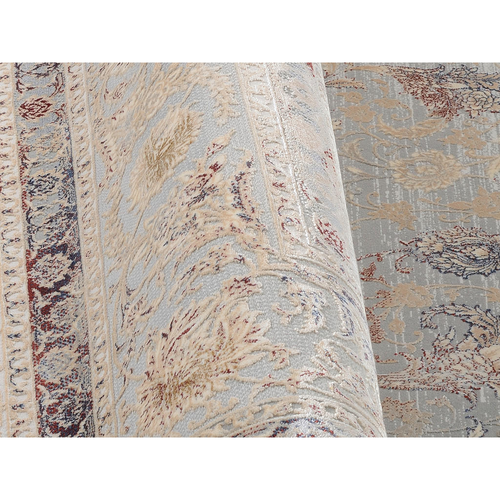 Thumbnail - Dieter Knoll Webteppich Krypton, Grau, Mehrfarbig, Textil, Ornament, rechteckig, 200x250 cm, Oeko-Tex® Standard 100, für...