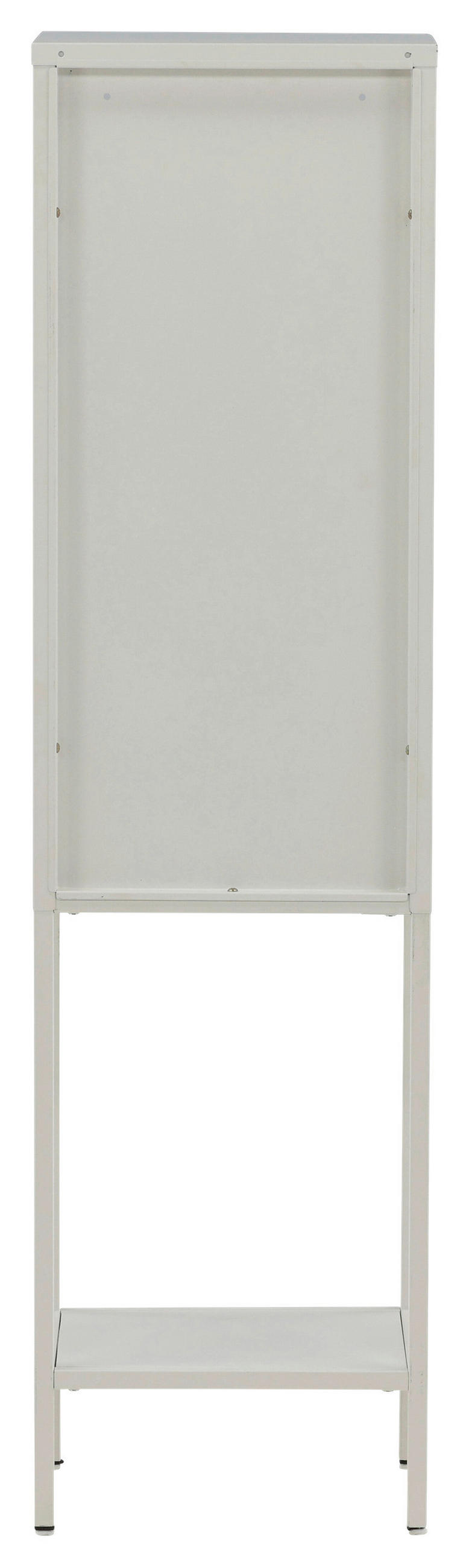VITRINE in Weiß  - Weiß, Design, Metall (40,5/150/35cm) - Livetastic