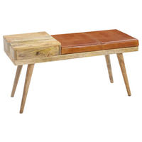TABURETOVÁ LAVICE, dřevo, 100/52/38 cm - hnědá, Natur, dřevo (100/52/38cm) - MID.YOU