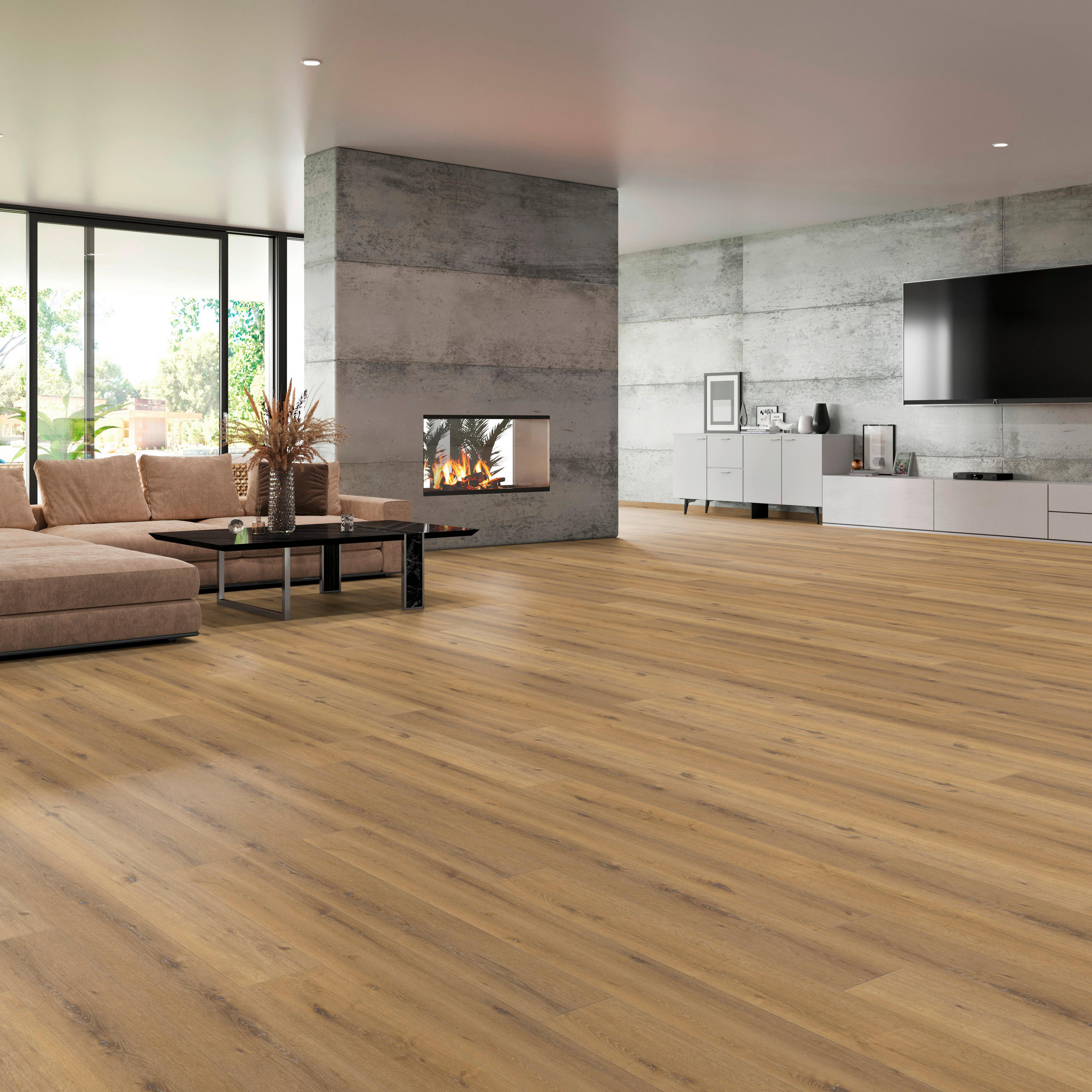 VINYLBODEN GRANDO Eiche Savanne 100065801  per  m² - Eichefarben, Design, Holzwerkstoff (184/21,6/1cm) - Tilo