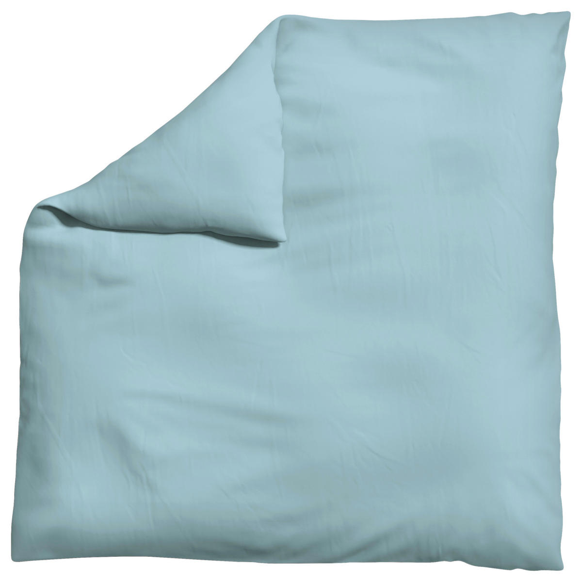 BETTDECKENBEZUG WOVEN SATIN Makosatin 200/200 cm  - Hellblau, Basics, Textil (200/200cm) - Schlafgut