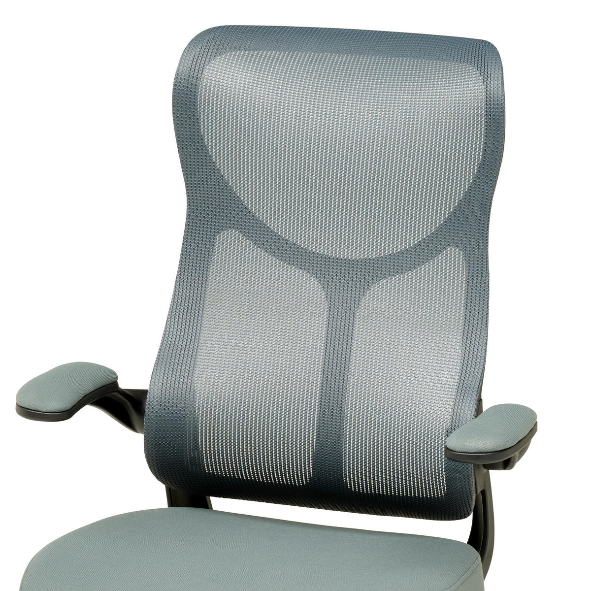 OTOČNÁ ŽIDLE, síťovina, šedá - šedá/černá, Moderní, kov/dřevo (65/108/116/66cm) - MID.YOU