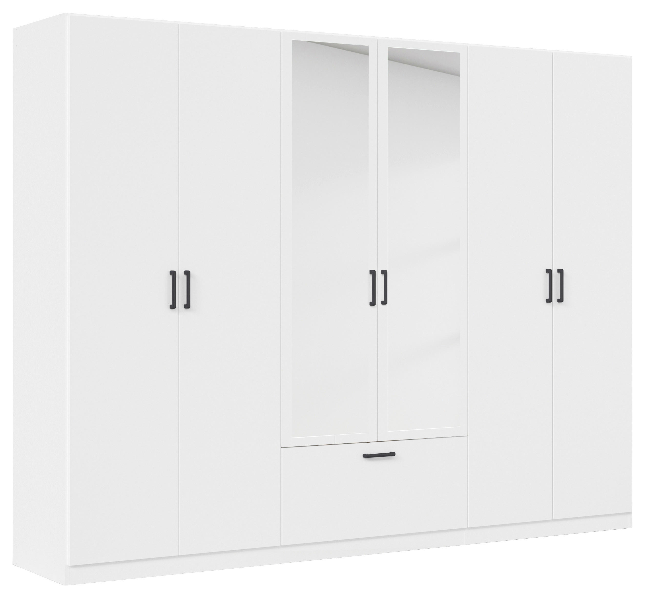 Rauch Möbel Kleiderschrank Weiß 271x210x54 cm