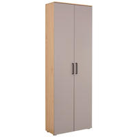 GARDEROBENSCHRANK  in 68/198/29 cm  - Wildeiche/Beige, Design, Holzwerkstoff/Metall (68/198/29cm) - Moderano