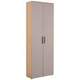 GARDEROBENSCHRANK 68/198/29 cm  - Wildeiche/Beige, Design, Holzwerkstoff/Metall (68/198/29cm) - Moderano