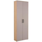 GARDEROBENSCHRANK 68/198/29 cm  - Wildeiche/Beige, Design, Holzwerkstoff/Metall (68/198/29cm) - Moderano