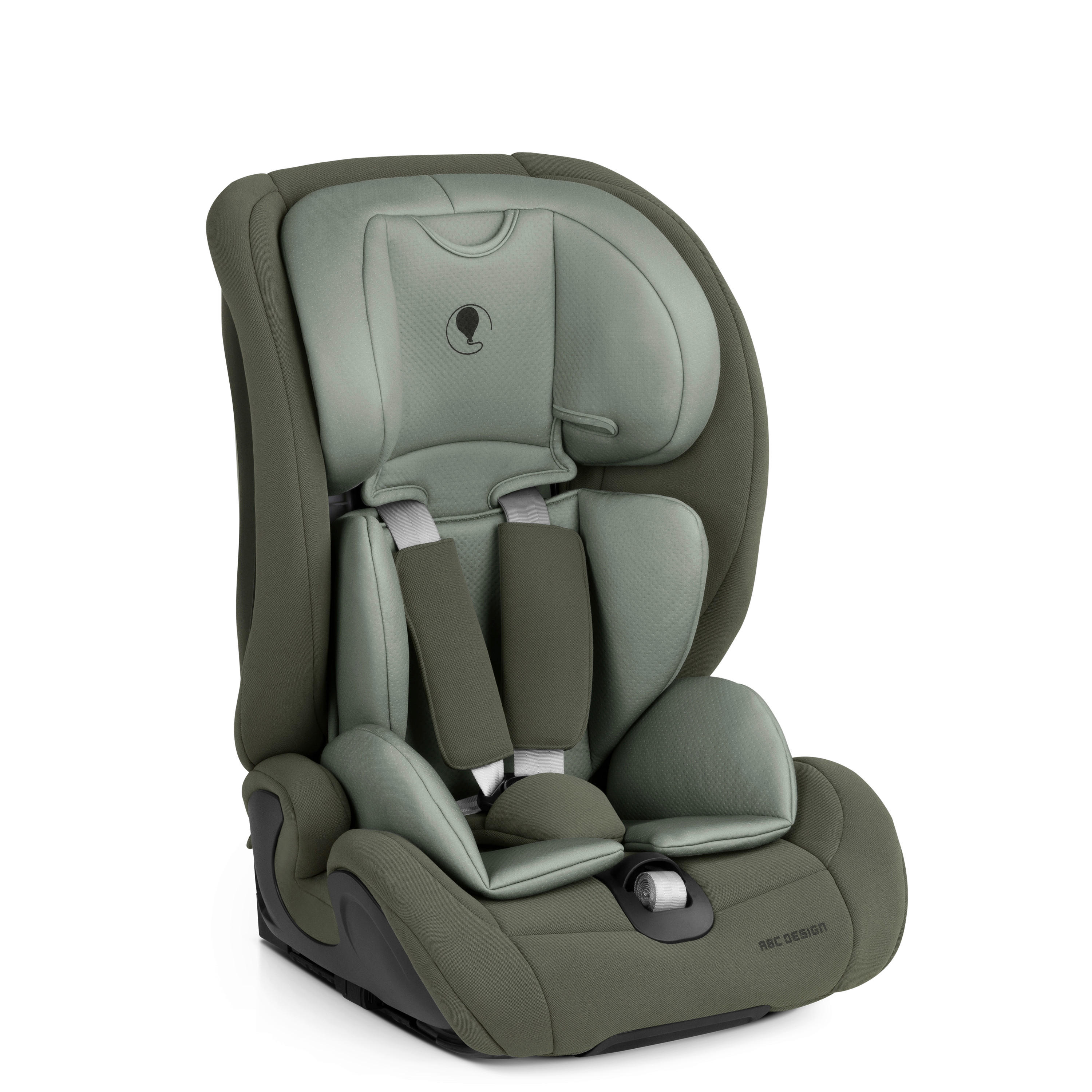 KINDERAUTOSITZ ASPEN 2 FIX i-SIZE  - Dunkelgrün/Beige, Basics, Textil (61,5/47,5/44cm) - ABC Design