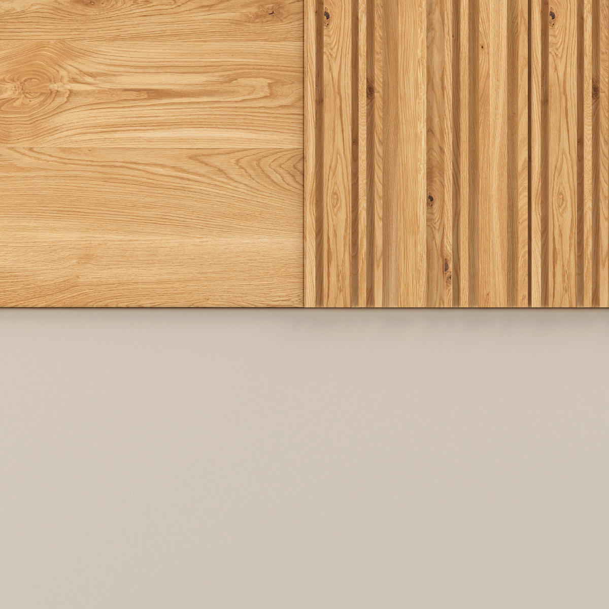 SIDEBOARD 181,9/87,9/45,2 cm  - Kaschmir/Wildeiche, Design, Glas/Holz (181,9/87,9/45,2cm) - Dieter Knoll