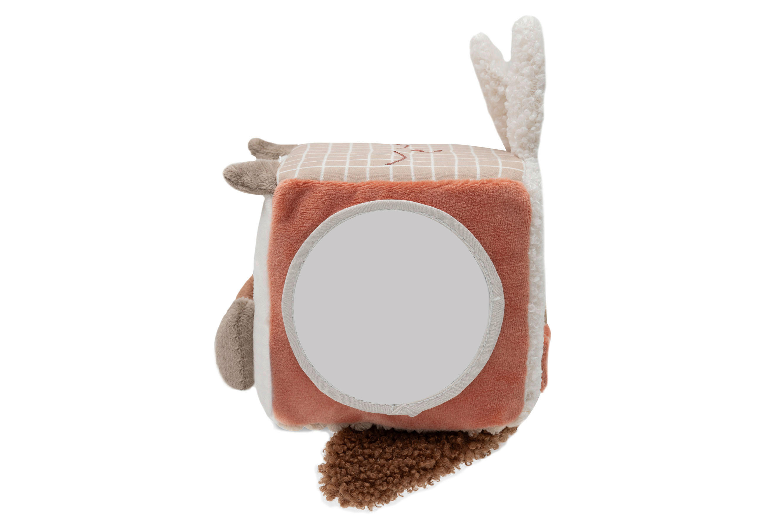 KOCKA ZA IGRU  Animal Friends  - višebojno, Basics, tekstil (10/10/1cm) - JOLLEIN