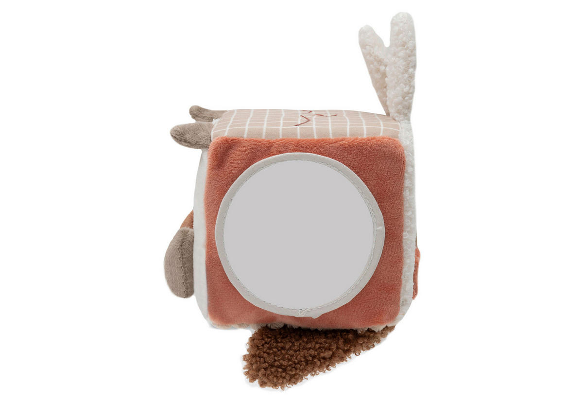 KOCKA ZA IGRU  Animal Friends  - višebojno, Basics, tekstil (10/10/1cm) - JOLLEIN