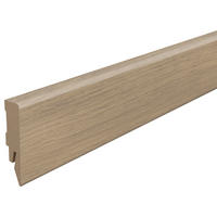 SOCKELLEISTE Eiche hellgrau - Hellgrau, KONVENTIONELL, Holzwerkstoff (240/1.4/5.8cm) - Egger Holzwerkstoffe
