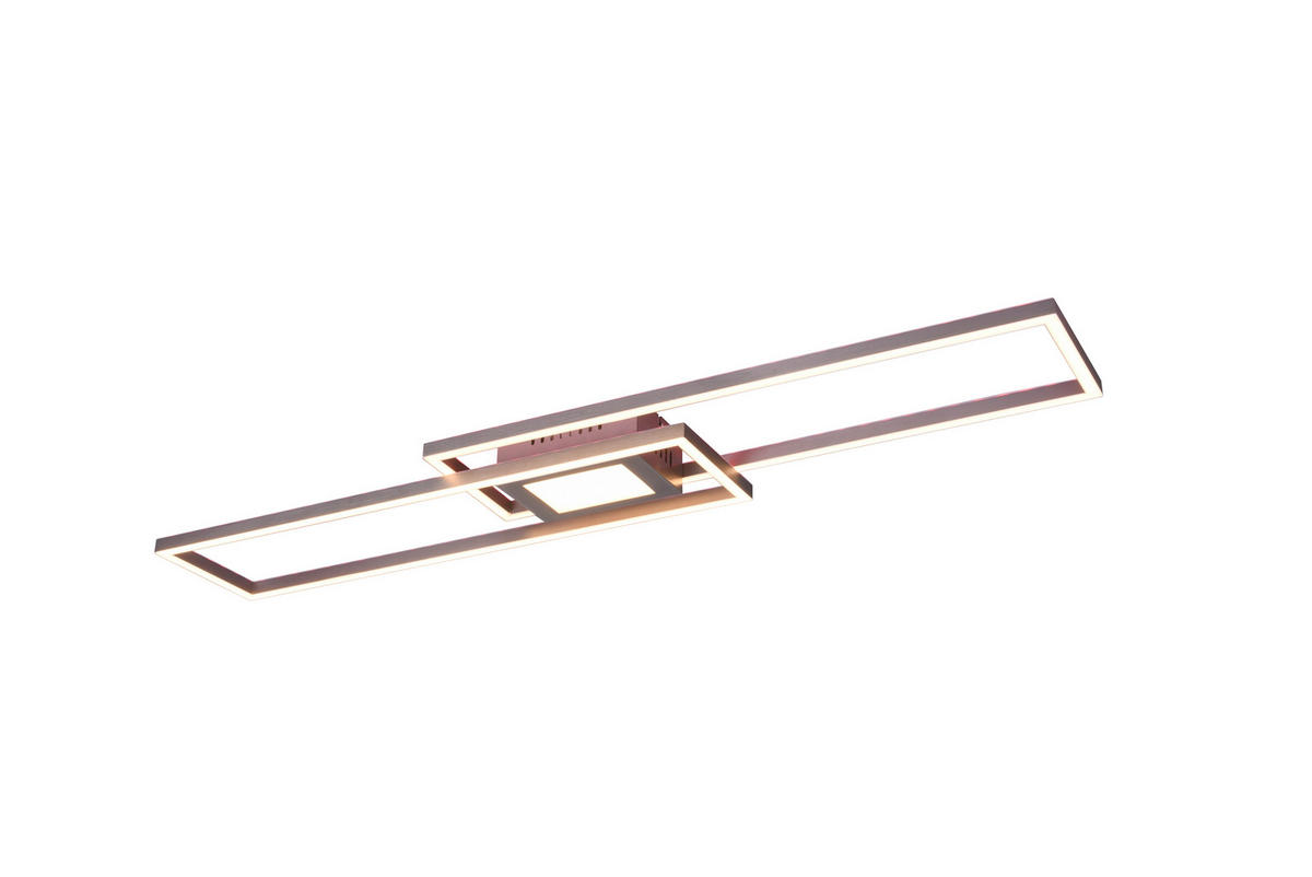 LED-DECKENLEUCHTE 38 W     - Nickelfarben, Basics, Metall (110/7/21cm) - Trio Leuchten