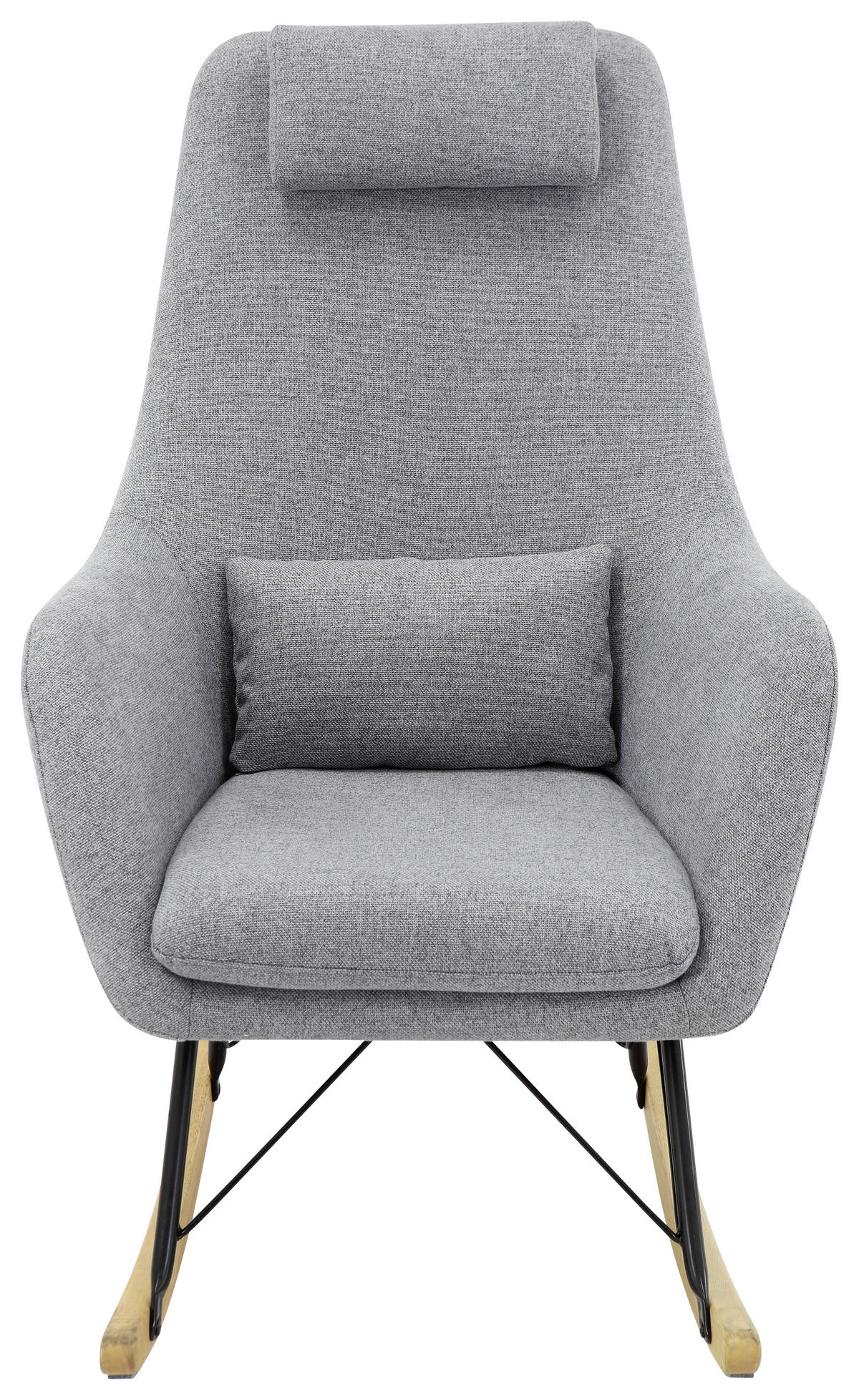 STILL- UND ENSTPANNUNGSSESSEL - Eichefarben/Schwarz, LIFESTYLE, Holz/Textil (68/107.5/87cm) - Jimmylee