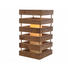 HOLZLATERNE INKL. LED KERZE - Braun, Holz (15/15/28cm) HOLZLATERNE INKL. LED KERZE - Braun, Holz (15/15/28cm)