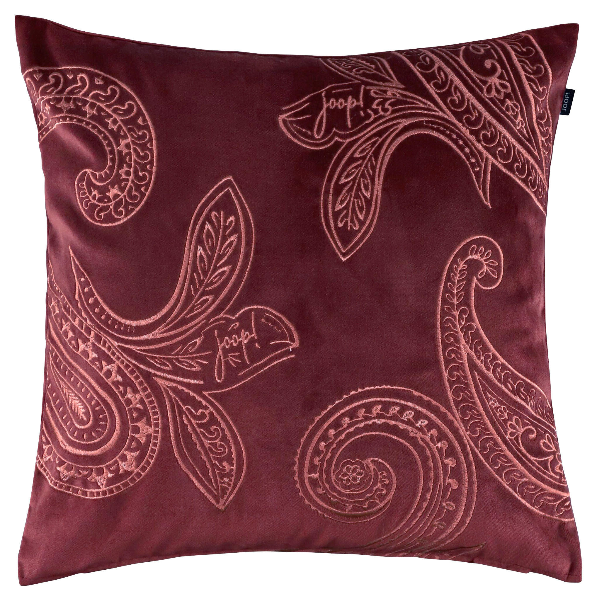 KISSENHÜLLE J! Paisley rouge 50/50 cm  - Rot, Design, Textil (50/50cm) - Joop!