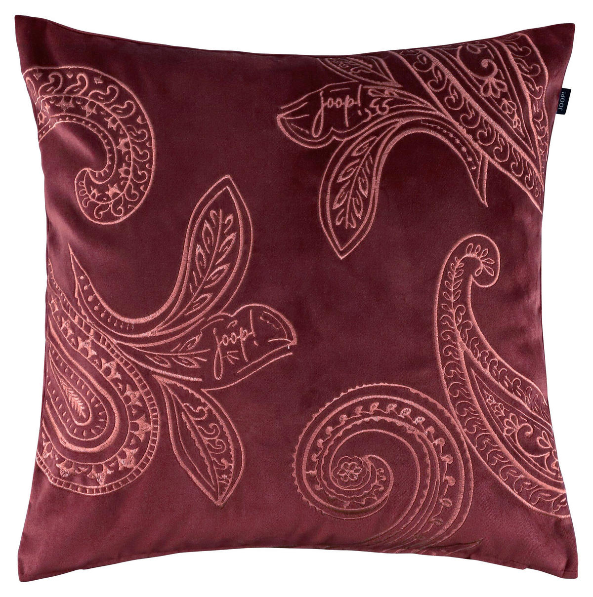 KISSENHÜLLE J! Paisley rouge 50/50 cm  - Rot, Design, Textil (50/50cm) - Joop!