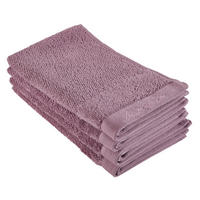 GÄSTETUCH BONITA Mauve 4-teilig 30/50 cm  - Mauve, Basics, Textil (30/50cm) - Bio:Vio