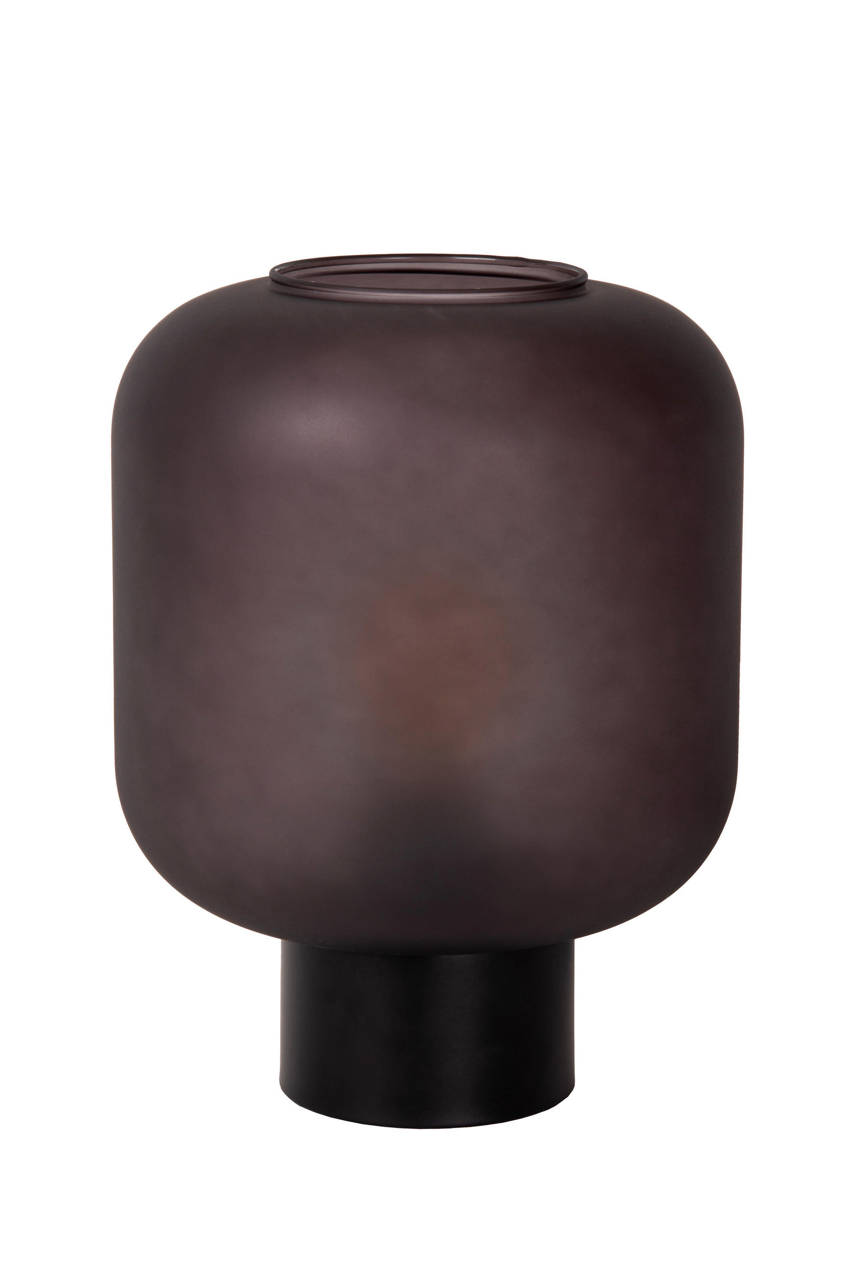 LED-TISCHLEUCHTE 21/21/27 cm   - Schwarz, Design, Glas (21/21/27cm) - Lucide