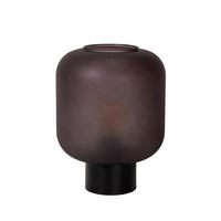 LED-TISCHLEUCHTE 21/21/27 cm   - Schwarz, Design, Glas (21/21/27cm) - Lucide