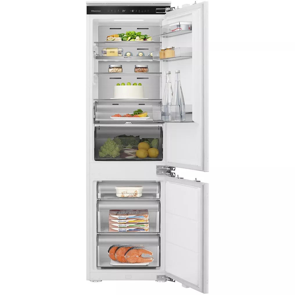 KÜHL-GEFRIER-KOMBINATION RB3B250SAWC  - Weiß, Design, Metall (54/177,2/54,5cm) - Hisense