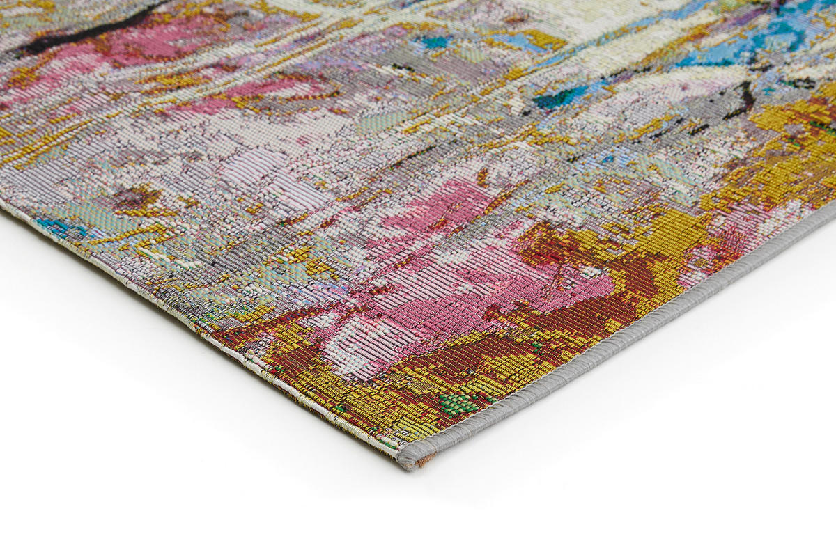 FLACHWEBETEPPICH 80/165 cm Platana Multicolor  - Multicolor, Design, Kunststoff (80/165cm)