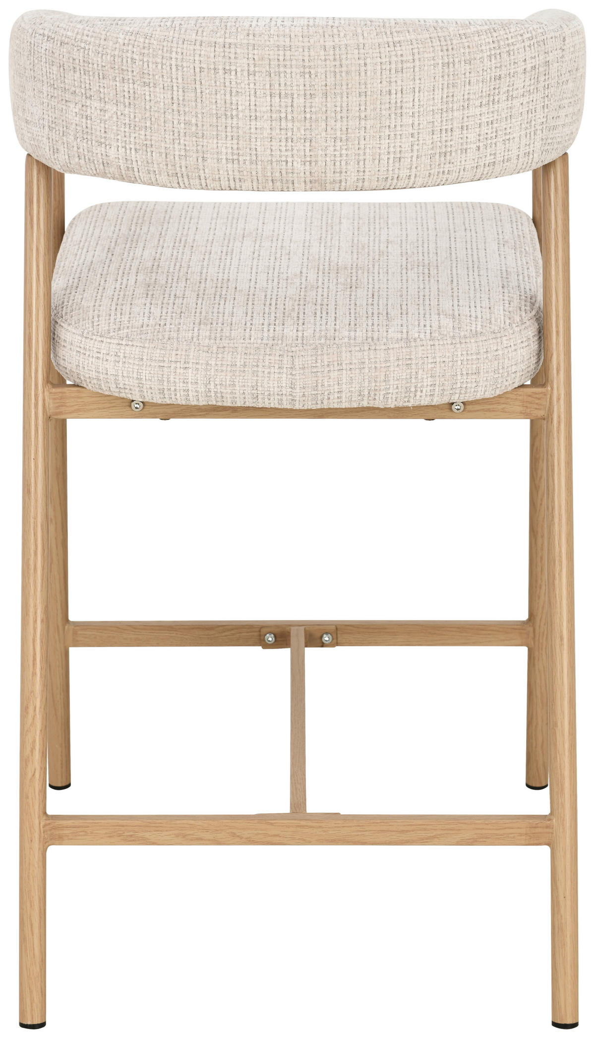 BARHOCKER in Eichefarben, Beige  - Eichefarben/Beige, MODERN, Holz/Textil (53/93/55cm) - Livetastic